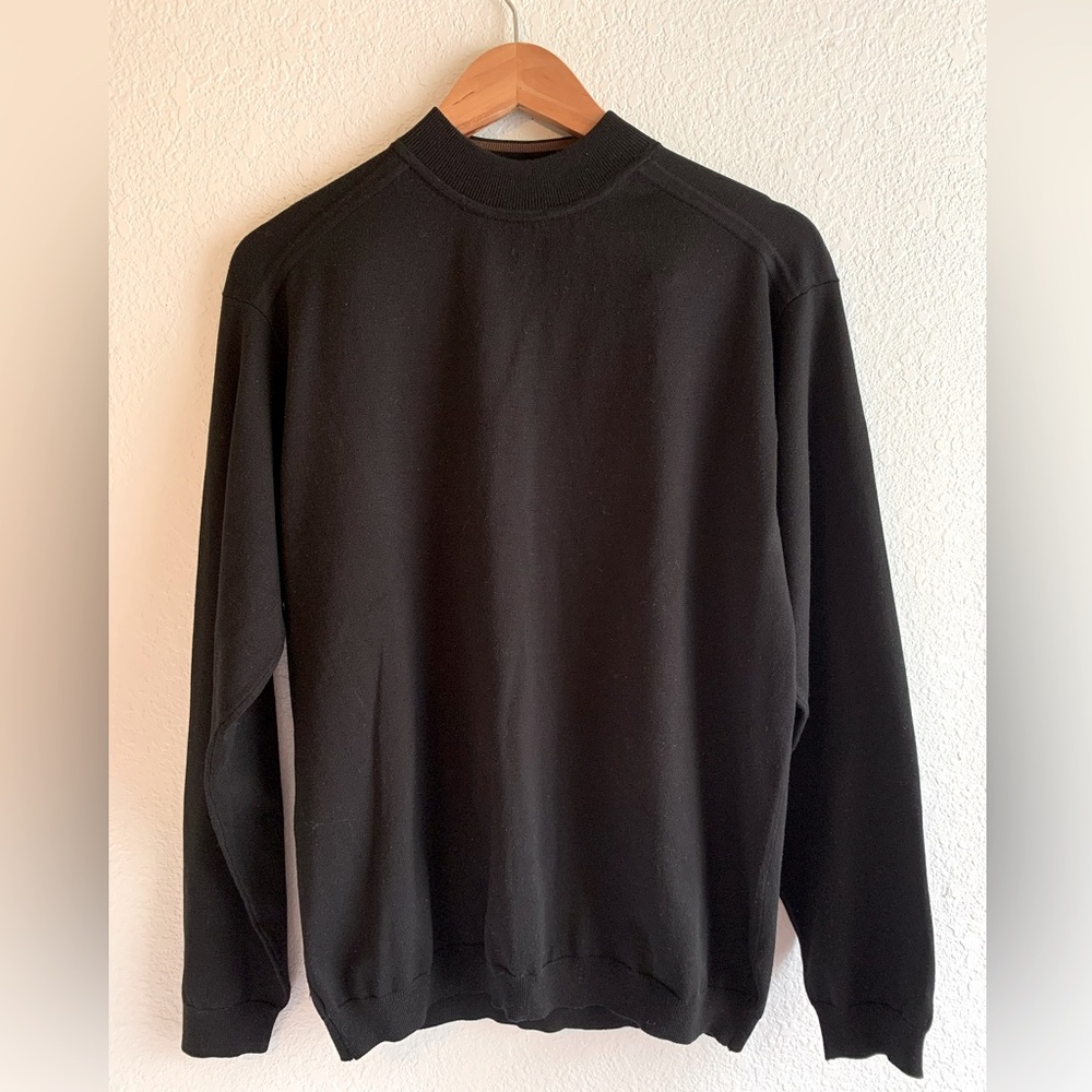 Vintage Tommy Bahama Silk & Nylon Mock Neck Sweater Unisex